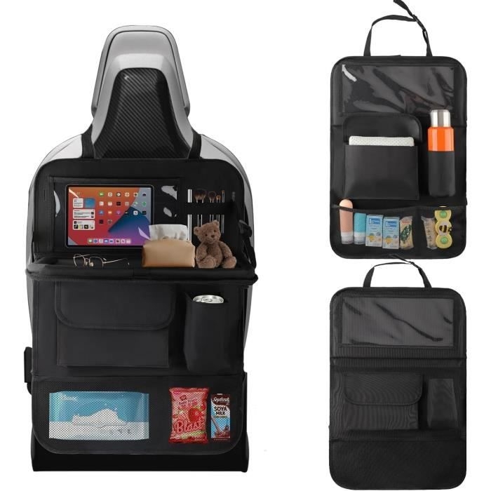 1 Stück Kinderauto-organizer Mit Ablage, Autositzschutz, Autoaufbewahrung Mit Taschen Für Spielzeug, Flaschen, Tablet