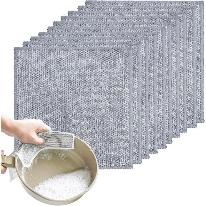 10-teiliges Geschirrtuch-set Aus Metalldraht, Multifunktionale, Kratzfeste Geschirrtücher Aus Metalldraht, Geschirrtücher Aus Metalldraht