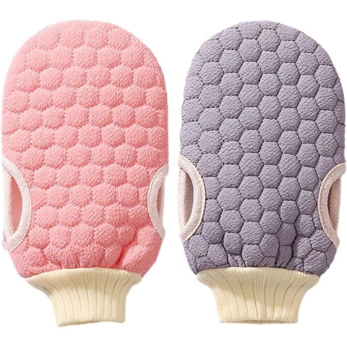 2-teiliges Peeling-handschuh-set, Peeling-handschuh Mit Borsten, Peeling-handschuh Entfernt Abgestorbene Hautschüppchen – Peeling-waschlappen
