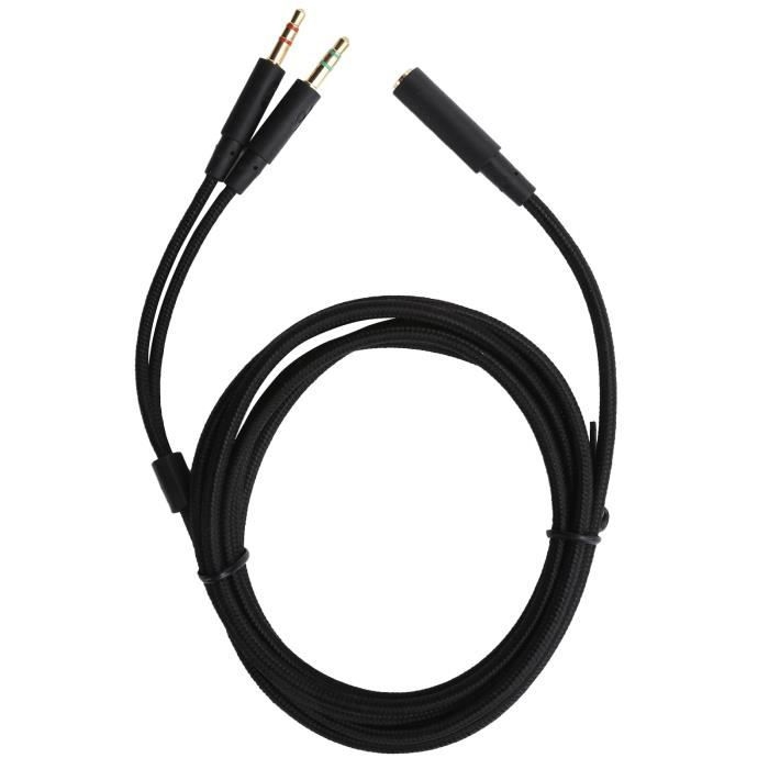 Tbest Audio-adapterkabel 2-in-1 Kopfhörer-audio-adapterkabel, Geeignet Für Kingston Hyperx Cloud Stinger / Cloud Mix /