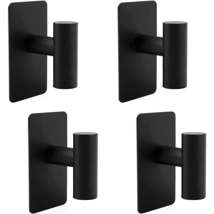 4-teiliges Set Selbstklebender Haken, Wandhaken Fürs Badezimmer, Selbstklebender Handtuchhalter Aus Edelstahl Sus304, Multifunktionale Türhaken Aus Edelstahl Für Bademäntel