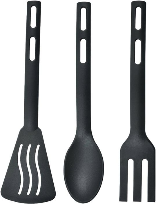 Nylon-löffel- Und Pfannenwender-set, Küchenutensilien, Ergonomische, Kratzfeste Back- Und Kochutensilien