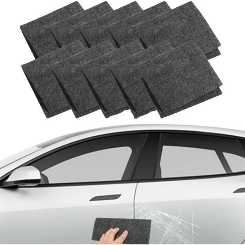 Nano-glitzertuch, Nano-glitzertuch Für Autokratzer, Mehrzweck-nano-glitzertuch Zur Lackaufbereitung, Reinigungstuch, 10 X 20 Cm