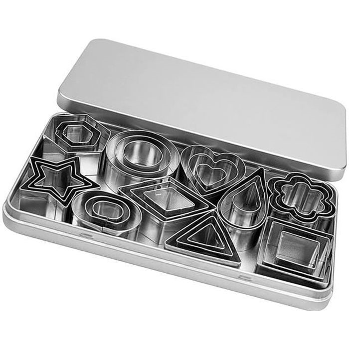 Set Mit 30 Ausstechformen Aus Edelstahl Für Kekse Und Gebäck