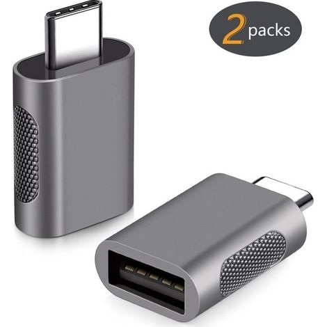 Usb-c-auf-usb-otg-adapter, Usb-3-auf-3.0-adapter, Kompatibel Mit Macbook, Microsoft Surface Go Und Anderen Geräten (2 Stück)