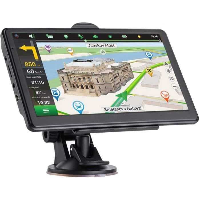 Auto-navigationssystem – Touchscreen – 7 Zoll – 8 Gb 256 Mb – Sprachführung – Kostenlose Lebenslange Karten-updates – Mit Sonnenschutz