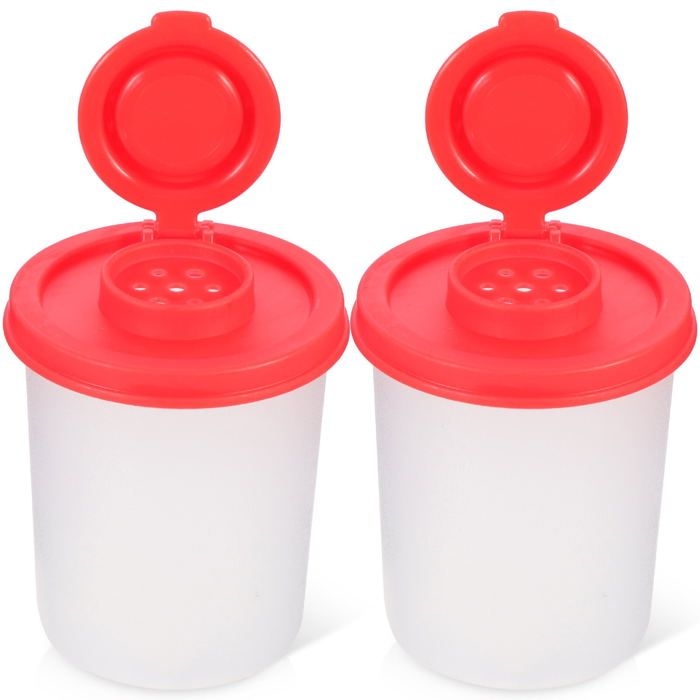 Set Mit 2 Mini-gewürzflaschen, Kleinen Pfefferfläschchen, Transparenten Pfeffermühlen, Gewürzbehältern