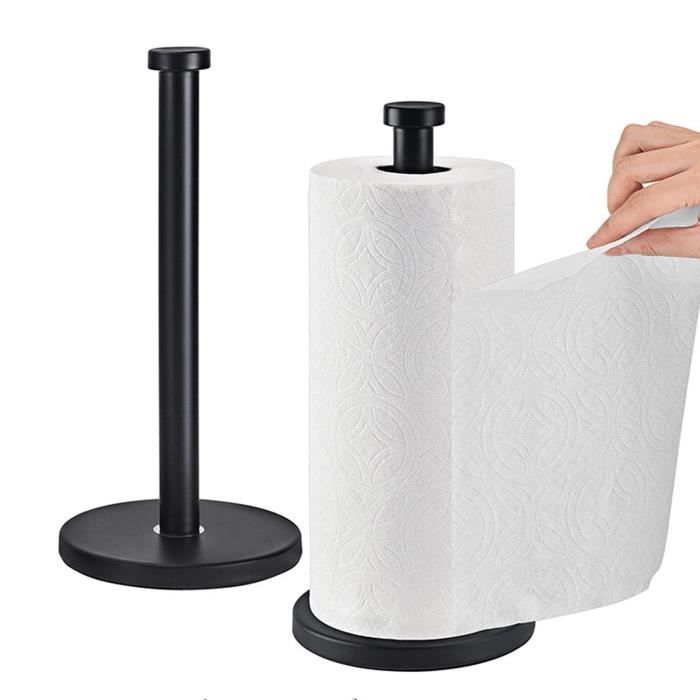 Papierhandtuchhalter Aus Edelstahl, Universeller Rollenhalter, Spender Für Küche Und Bad, Eleganter Papierhandtuchspender – Schwarz