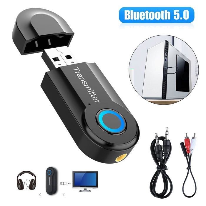 2-in-1 Bluetooth-sender Und -empfänger, Bluetooth-sender Für Fernseher, Drahtloser Bluetooth-adapter Für Sprachgesteuerte Unterhaltung