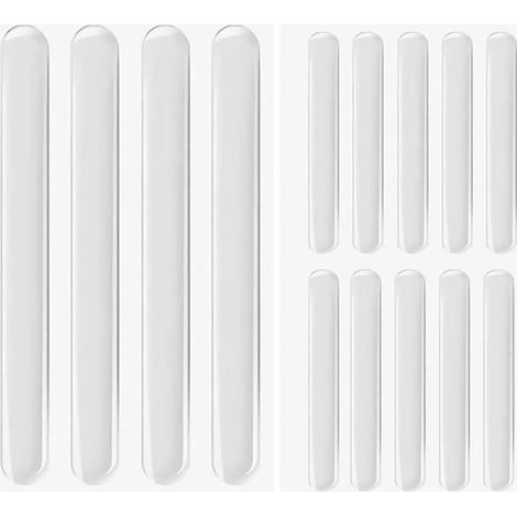 Transparente Schutzpads, 14 Stück Gummipuffer, Geräuschdämpfende Möbelgleiter Für Schranktüren