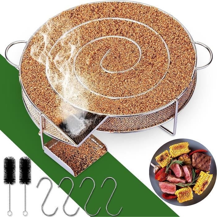 (weißer) Kaltrauchgenerator – Edelstahl – Ideal Für Fleisch, Fisch, Käse – Weiß