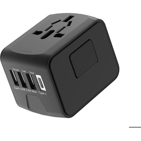 Weltweiter Reiseadapter, Universal-reisestecker, Internationaler Steckeradapter, Universaladapter
