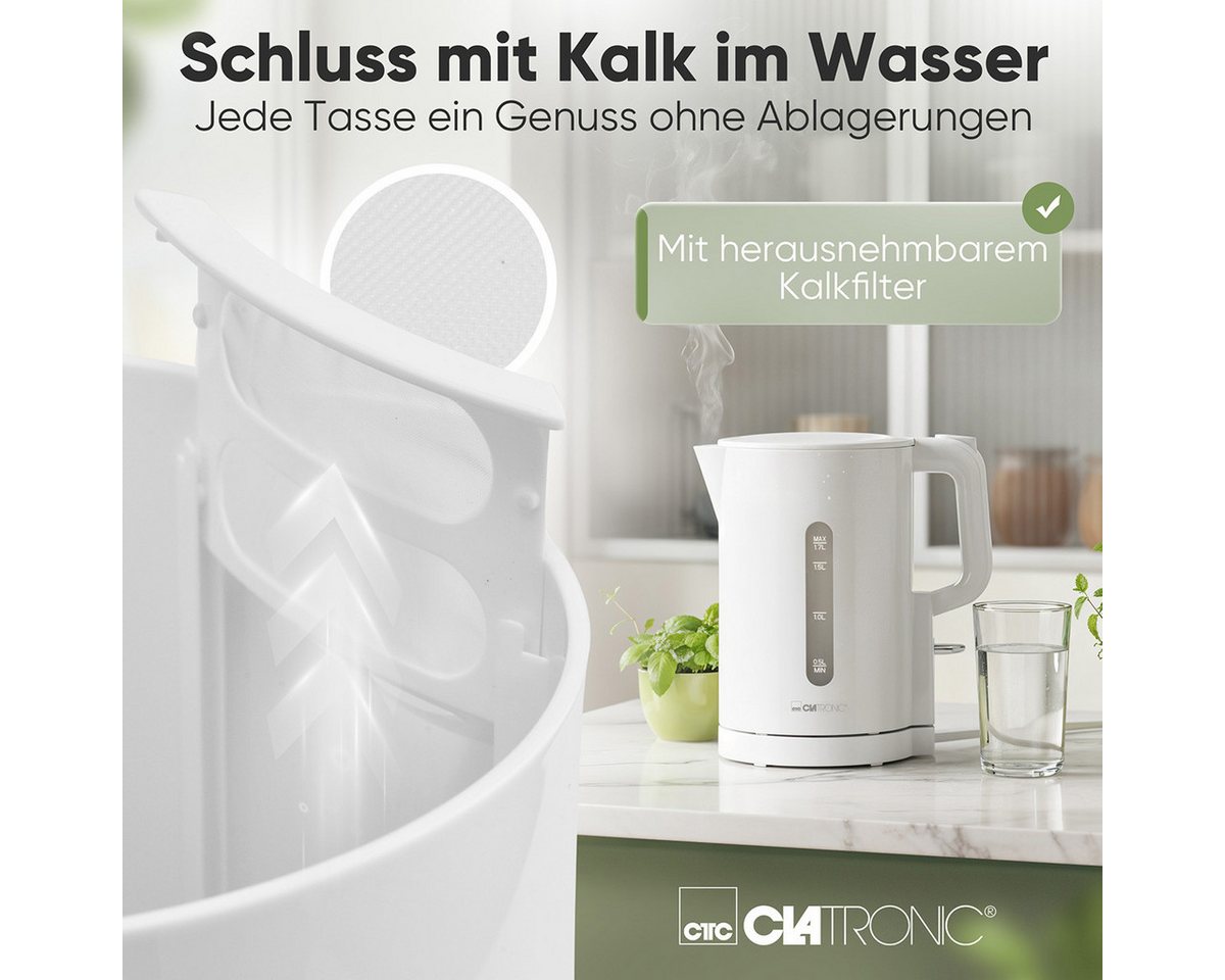 Wasserkocher Clatronic Wk 3835 2200 W 1,7 L Bild 2