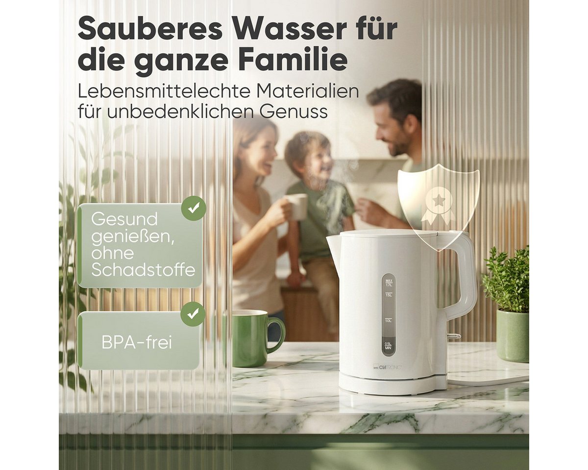 Wasserkocher Clatronic Wk 3835 2200 W 1,7 L Bild 4