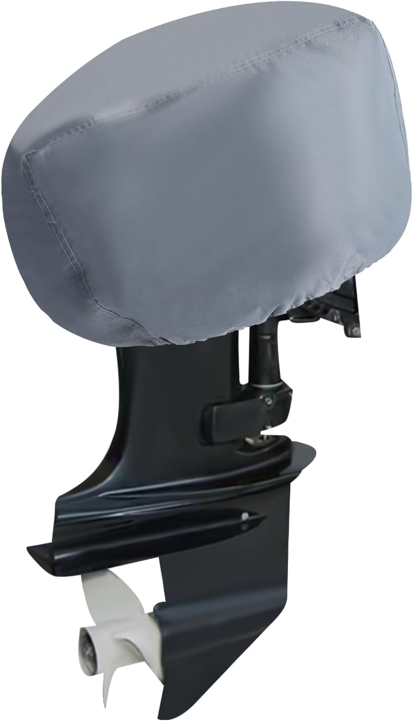 Außenborder Bootsmotor Schutzhüll Für 15-20 Ps, 420d Oxford-stoff Aussenborder Benzinmotor Wasserdicht Persenning Für Elektromotor Außenbordmotor, Aussenborder Abdeckhaube