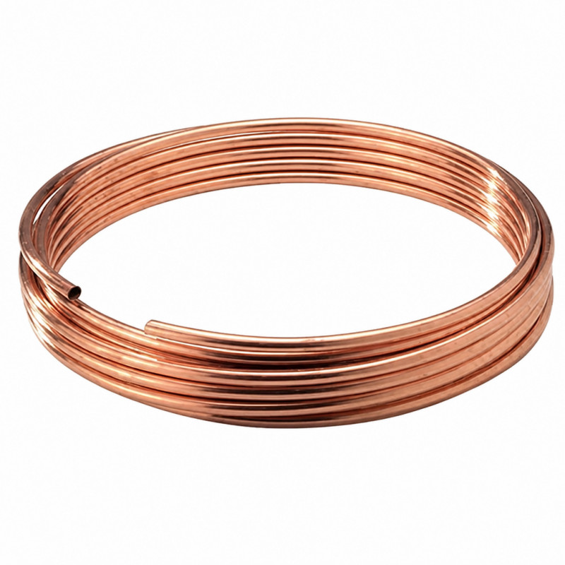Copper Distribution - Ring Aus Geglühtem Kupfer Durchmesser 12 Mm, 50 Meter