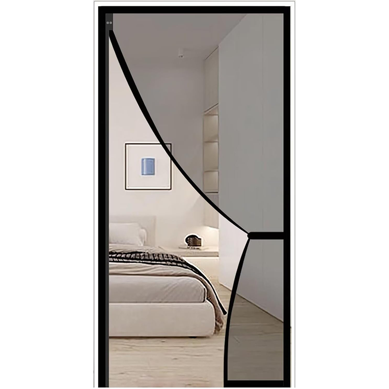Magnetisches Moskitonetz 200 X 240 Cm, Schwarz, Um Das Eindringen Von Insekten Zu Verhindern.