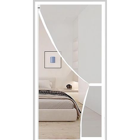 Magnetisches Moskitonetz 160 X 240 Cm, Weiß, Zum Verhindern Des Eindringens Von Insekten.
