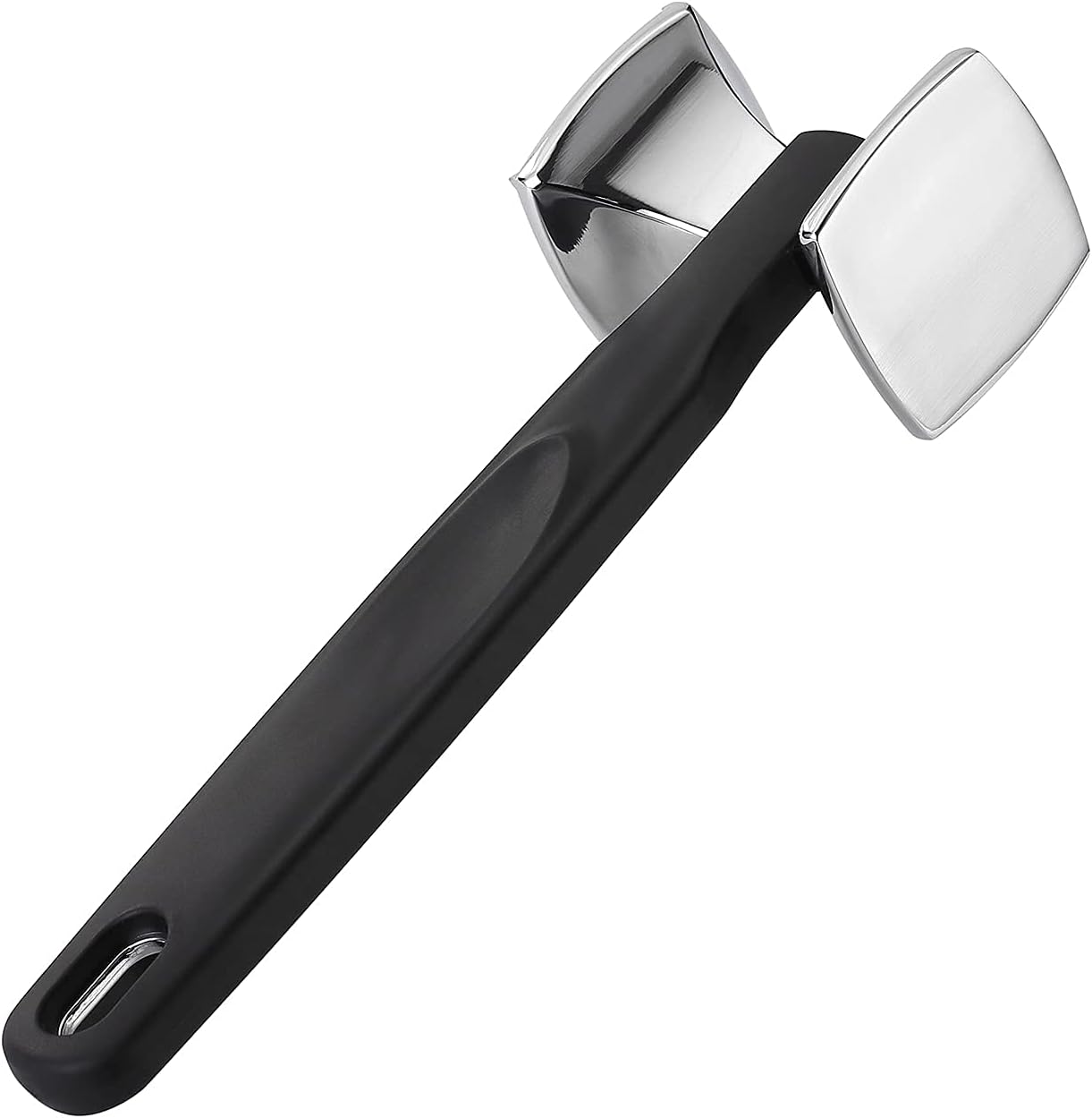 Fleischklopfer Aus Verchromtem Aluminium Mit Weichem Griff Für Steak Und Hähnchen, Küchenhelfer