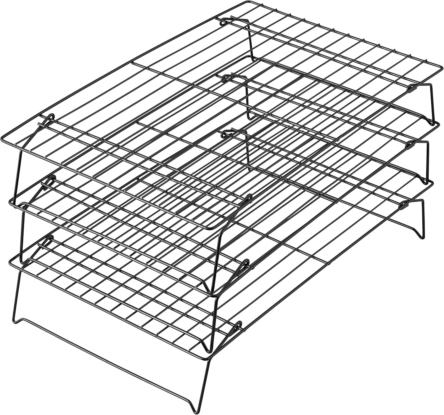 Kühlgitter Für Gebäck, Geeignet Für Kekse, Kuchen Und Feingebäck, Ermöglicht Gleichmäßiges Und Schnelles Abkühlen