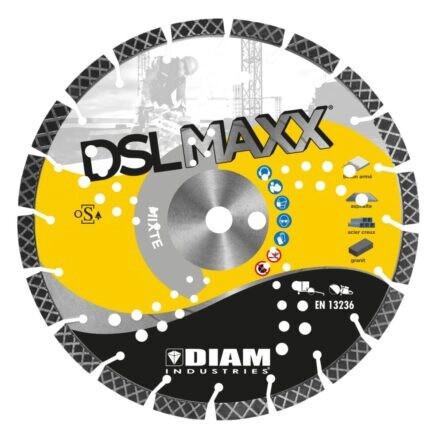 Diamanttrennscheibe Diam Industries Ø350mm / 25.4 Mm - Dslmaxx350/25.4