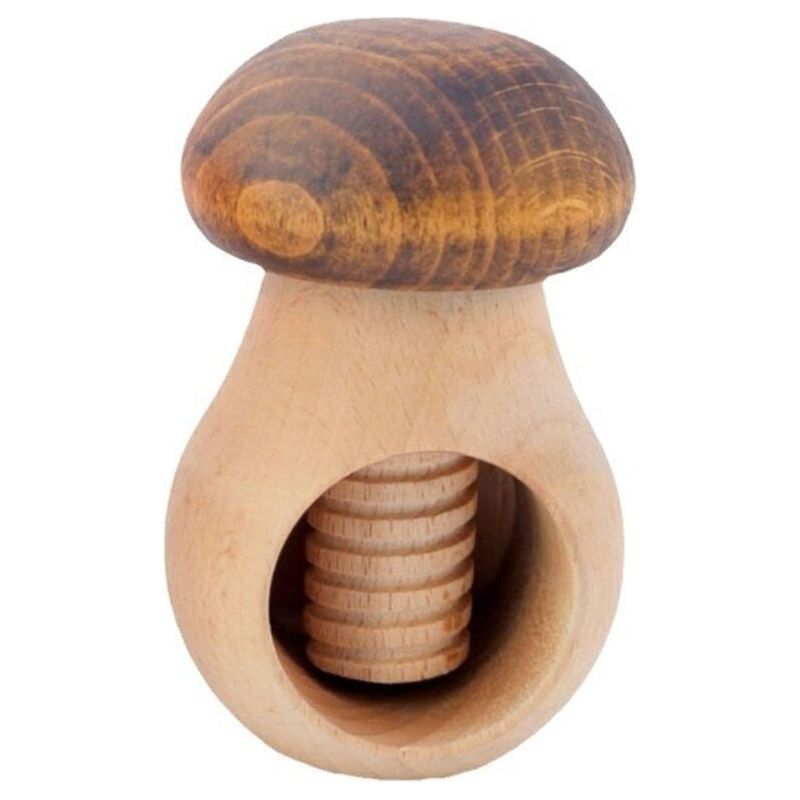 Nussknacker Aus Holz, Ideal Zum Einfachen Öffnen Von Haselnüssen, Mandeln, Pekannüssen Und Pistazien. Massiver Nussknacker Aus Naturholz, Eine Hervorragende Geschenkidee.