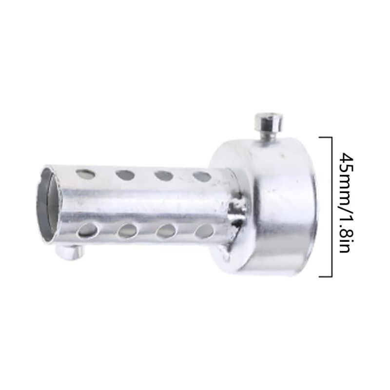 Motorradauspuffschalldämpfer, Db-killer-einsatz, Universeller Auspuffschalldämpfer Mit Geräuschdämpfung, Geräuschdämpfender Schalldämpfer, Abnehmbarer Schalldämpfer, 45 Mm / 1,8 Zoll