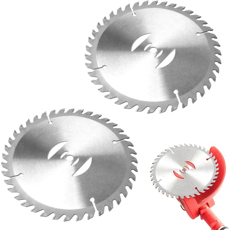 2 Stück Freischneiderklingen-zähne, Akku-trimmerklinge, Akku-elektro-freischneiderklinge, Freischneiderklinge