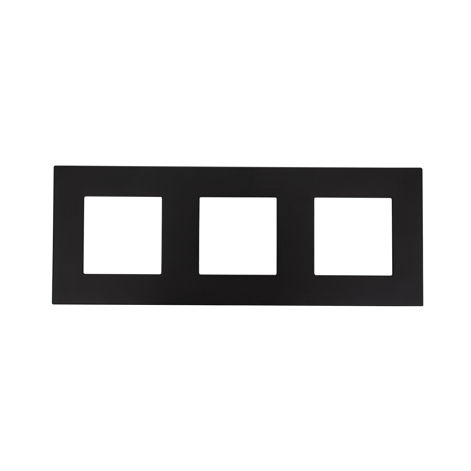 Rahmen Pc 3 Module Modern Schwarz Für Modern Touch-schalter