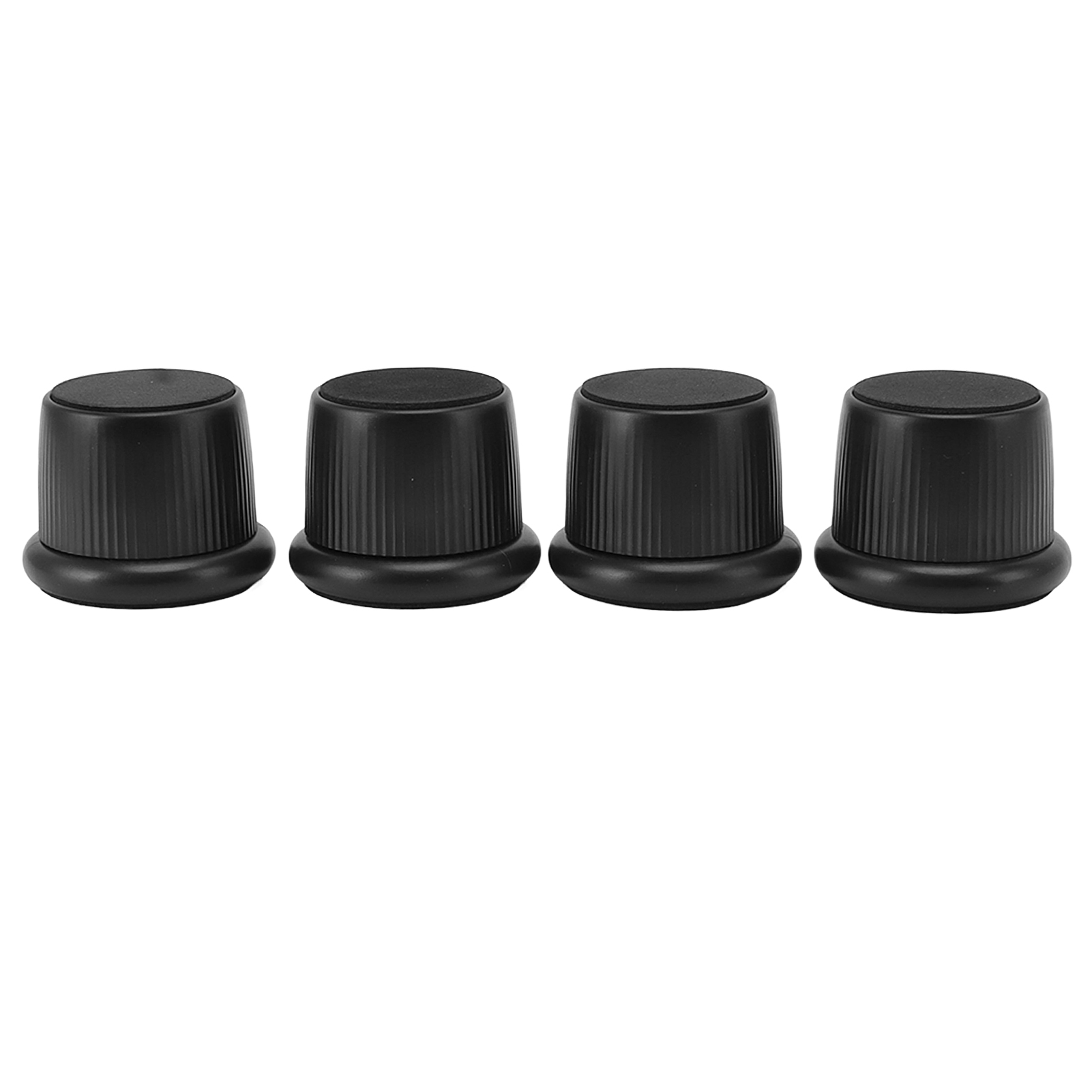 Höhenverstellbare Möbelfüße, 4 Stück, Verschleißfeste, Rutschfeste Pads Für Kaffeemaschinen Und Sofas, Schwarz