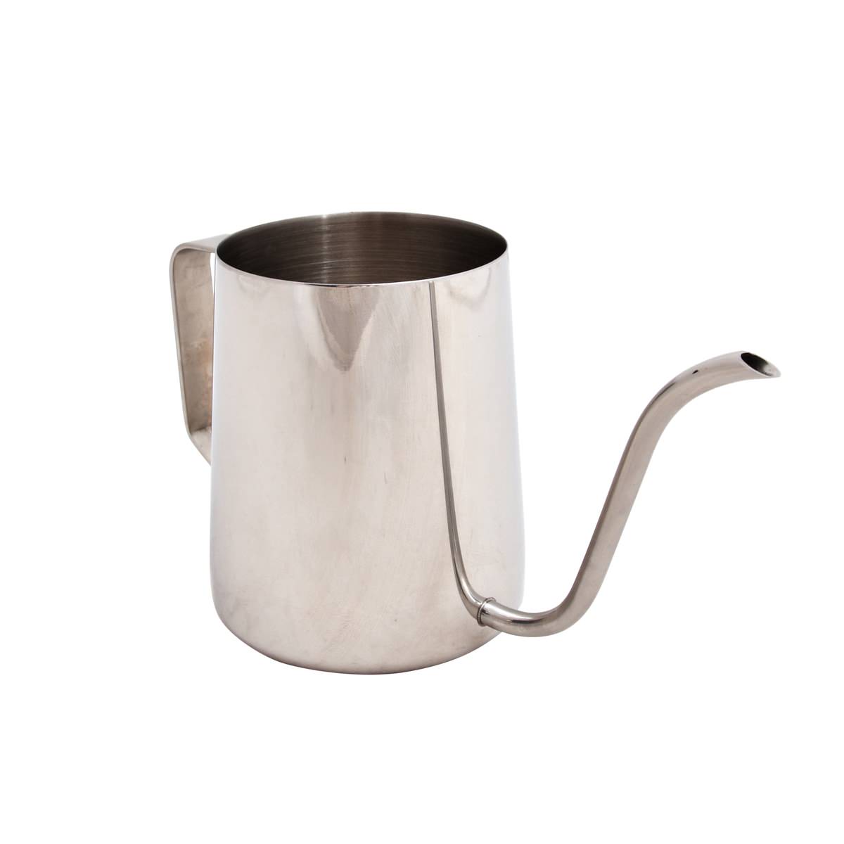 Dekorative Gießkanne Aus Silberfarbenem Stahl, 0,5 L
