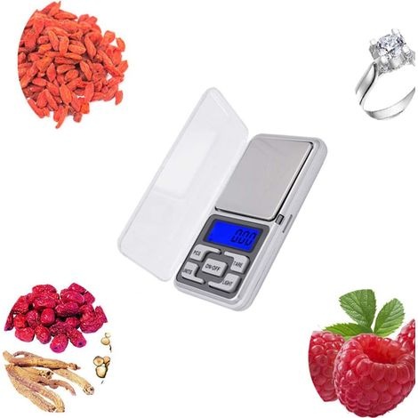 Digitale Taschenwaage Für Schmuck, Milligramm-skala, Hohe Präzision Bis 500 G (0,01 G), Nachfüllbar Für Schmuck Und Edelsteine, Kleine Elektronische Waage