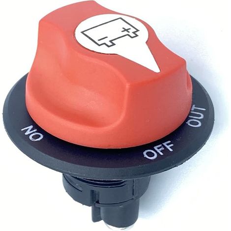 12v–48v Kfz-batterietrennschalter, Batterietrennschalter/stoppschalter, Max. 32v, 100a Dauerstrom, 150a Ruhestrom, Batterietrennschalter