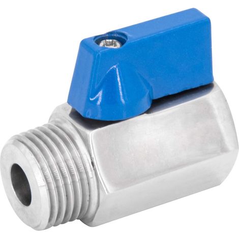Mini-wasserhahngriff Mit Flügeln – Messing Ag/ig – Durchlauftrockner – Pn16, 1/4" (dn8)