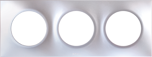 Abschlussplatten Aus Polycarbonat - Alu - Square 3 Anschlüsse