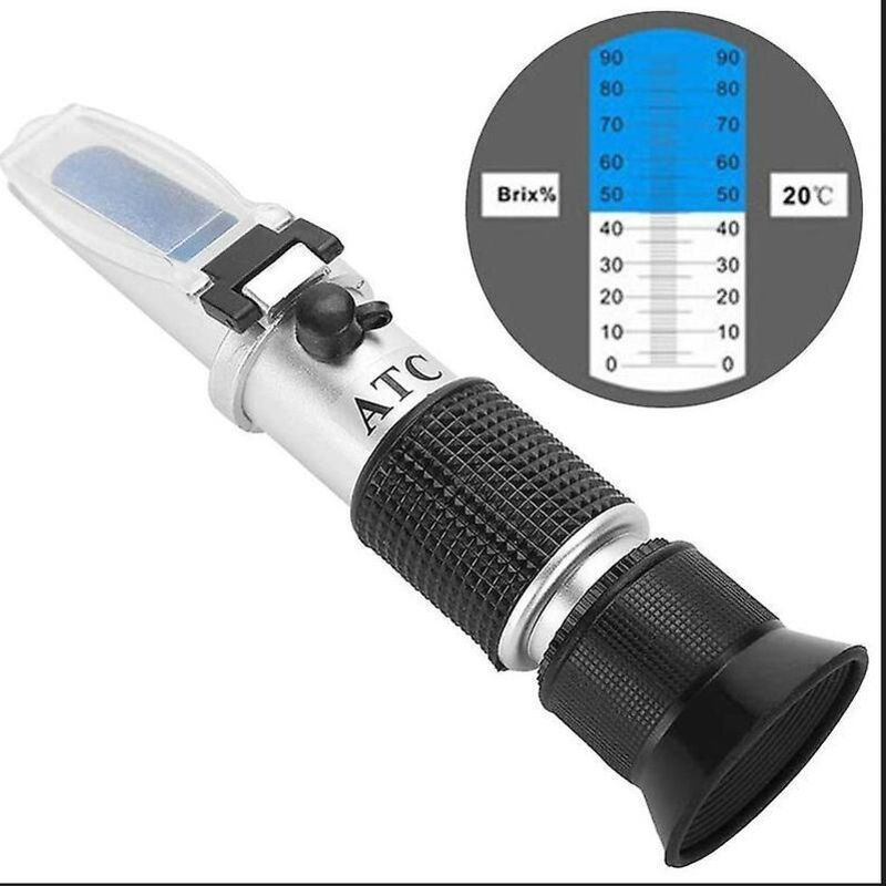 Weintester, Refraktometer, Brix-tester (zucker 0–40 %, Alkohol 0–25 %), Alkoholtester