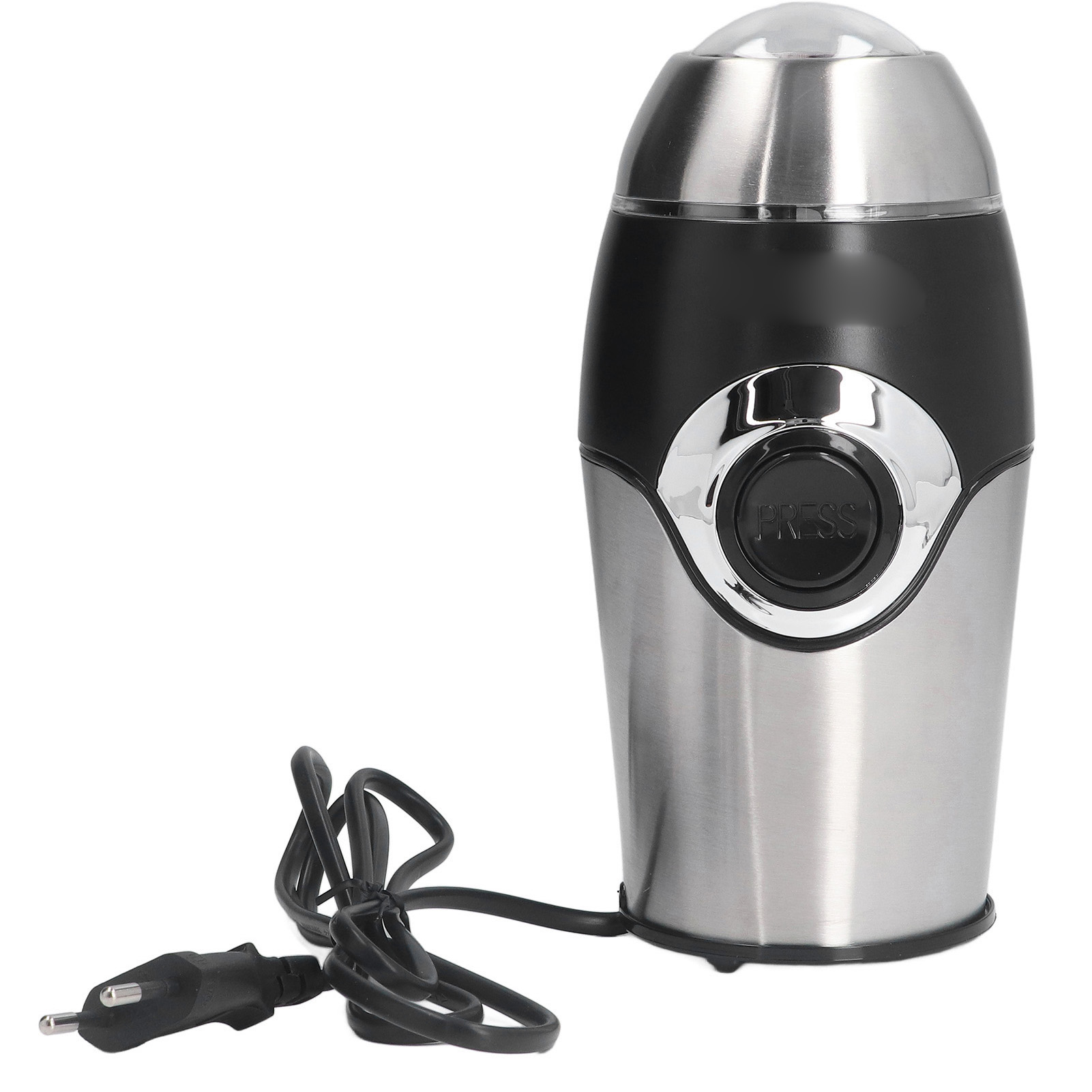 Tragbare Elektrische Kaffeemühle Für Gewürze, Kräuter Und Getreide – Klingen Aus Edelstahl, 220 V (eu), Schwarz