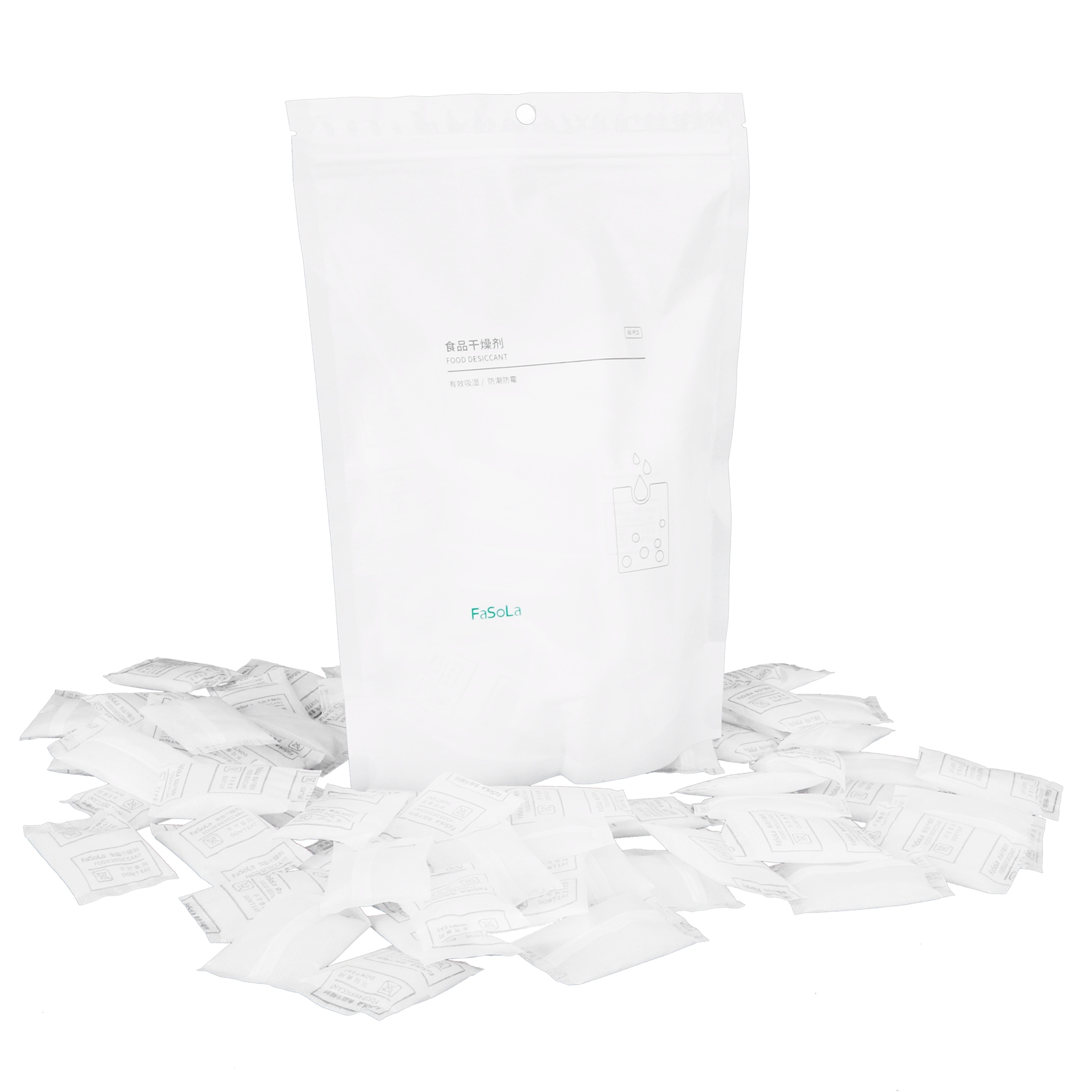 Silicagel-feuchtigkeitsabsorber-beutel – 60 Beutel Pro Packung – Schimmelschutz Für Lebensmittel