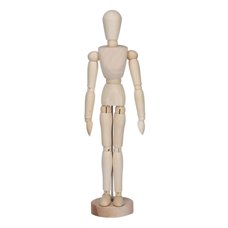 Bewegliche Zeichenpuppe Mit Sockel Und Flexiblem Körper – Künstlerfigur