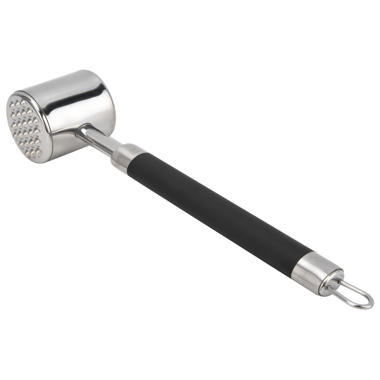 Fleischklopfer Aus Edelstahl Zum Zartmachen Von Steaks Und Koteletts, Robustes Küchenutensil