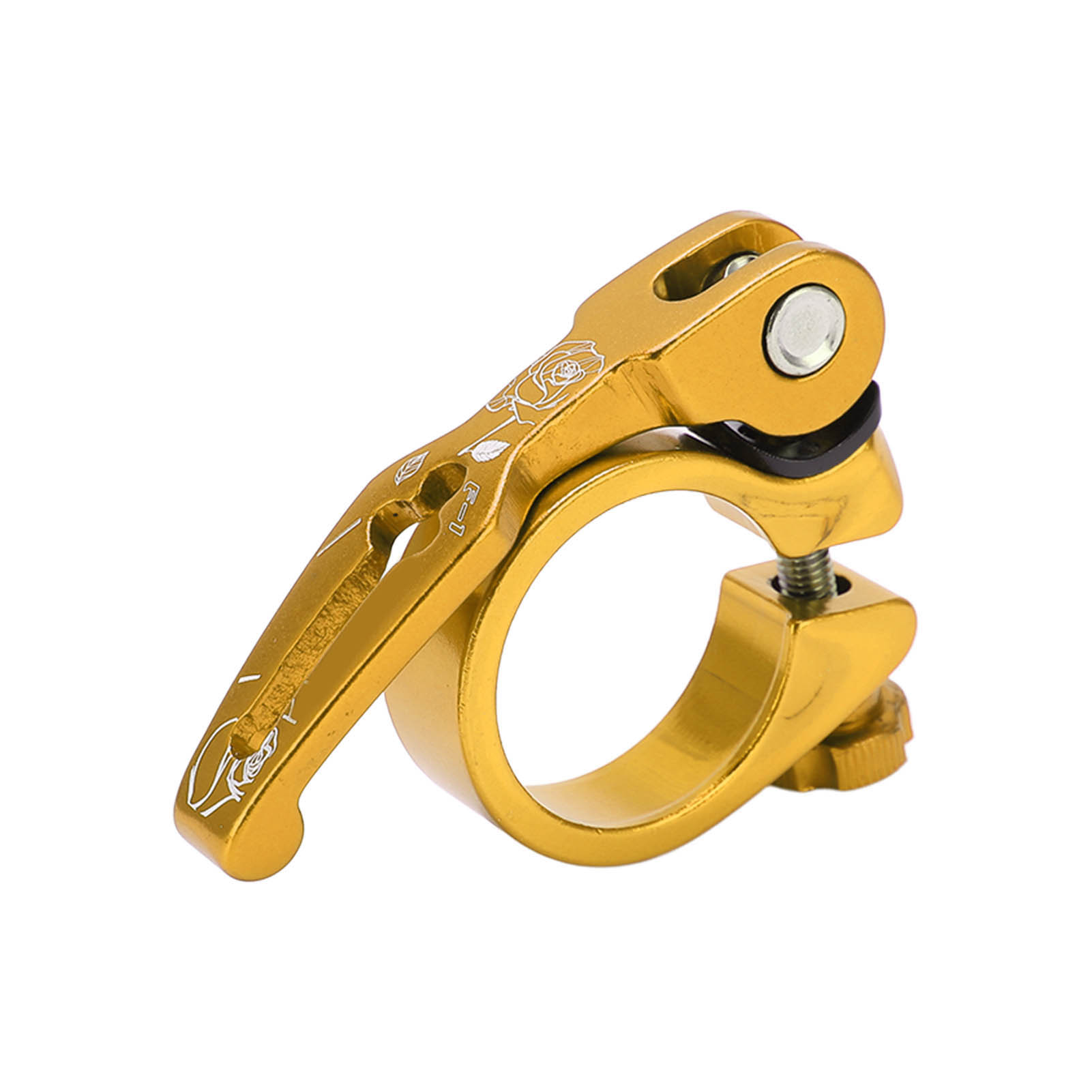 Viaron Schnellspann-sattelklemme Aus Aluminiumlegierung Für Mountainbikes, 31,8 Mm, Gold