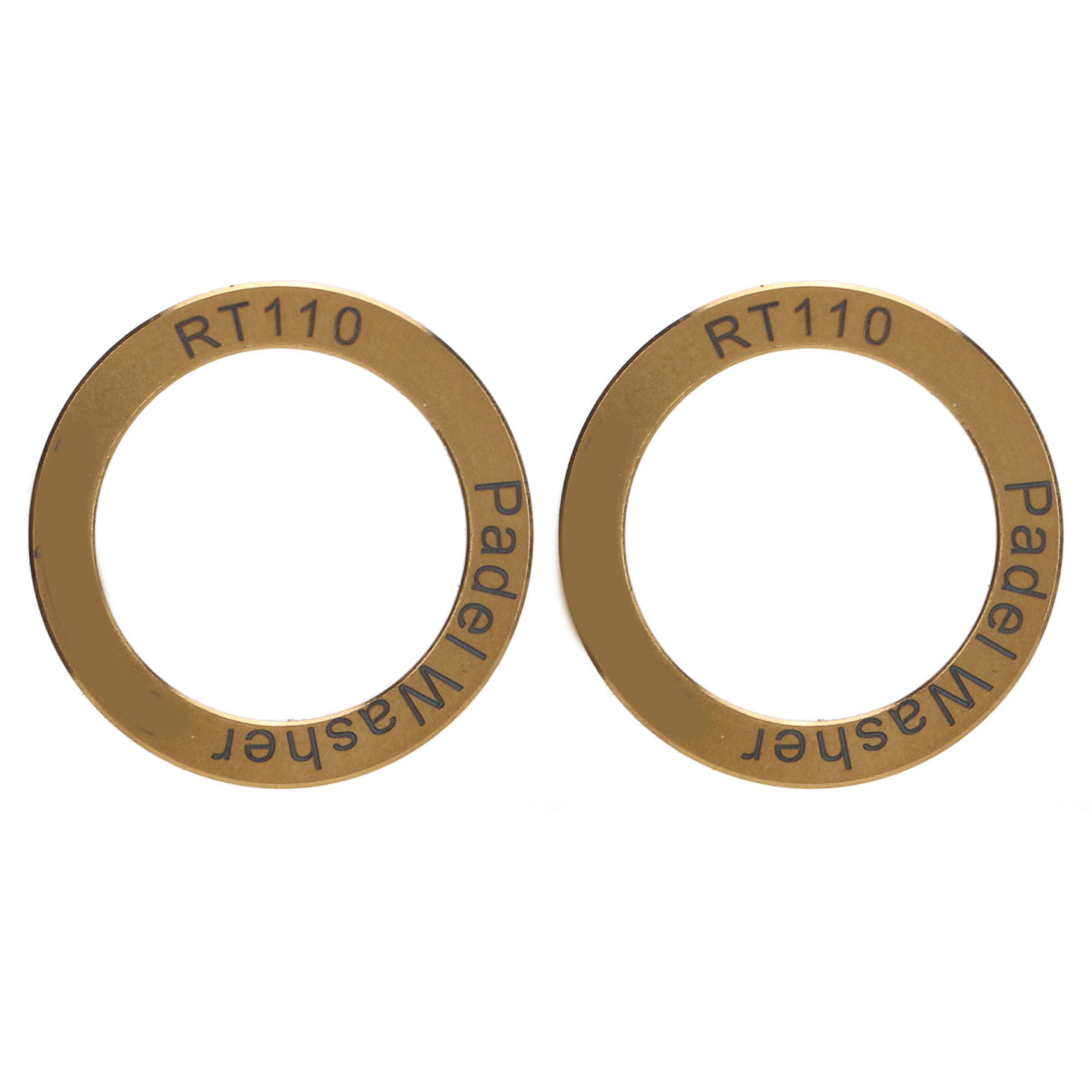 Stück Fahrradpedalscheiben Aus Titanlegierung, Wasserdicht, Rostfrei, Reibungsreduzierend, Geräuschdämpfend, Gold