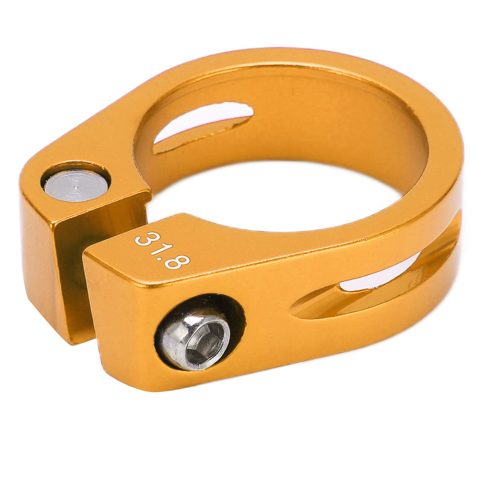 Sattelstützenklemme Aus Aluminiumlegierung Für Mountainbikes Und Rennräder, Goldene Sattelstützenklemme
