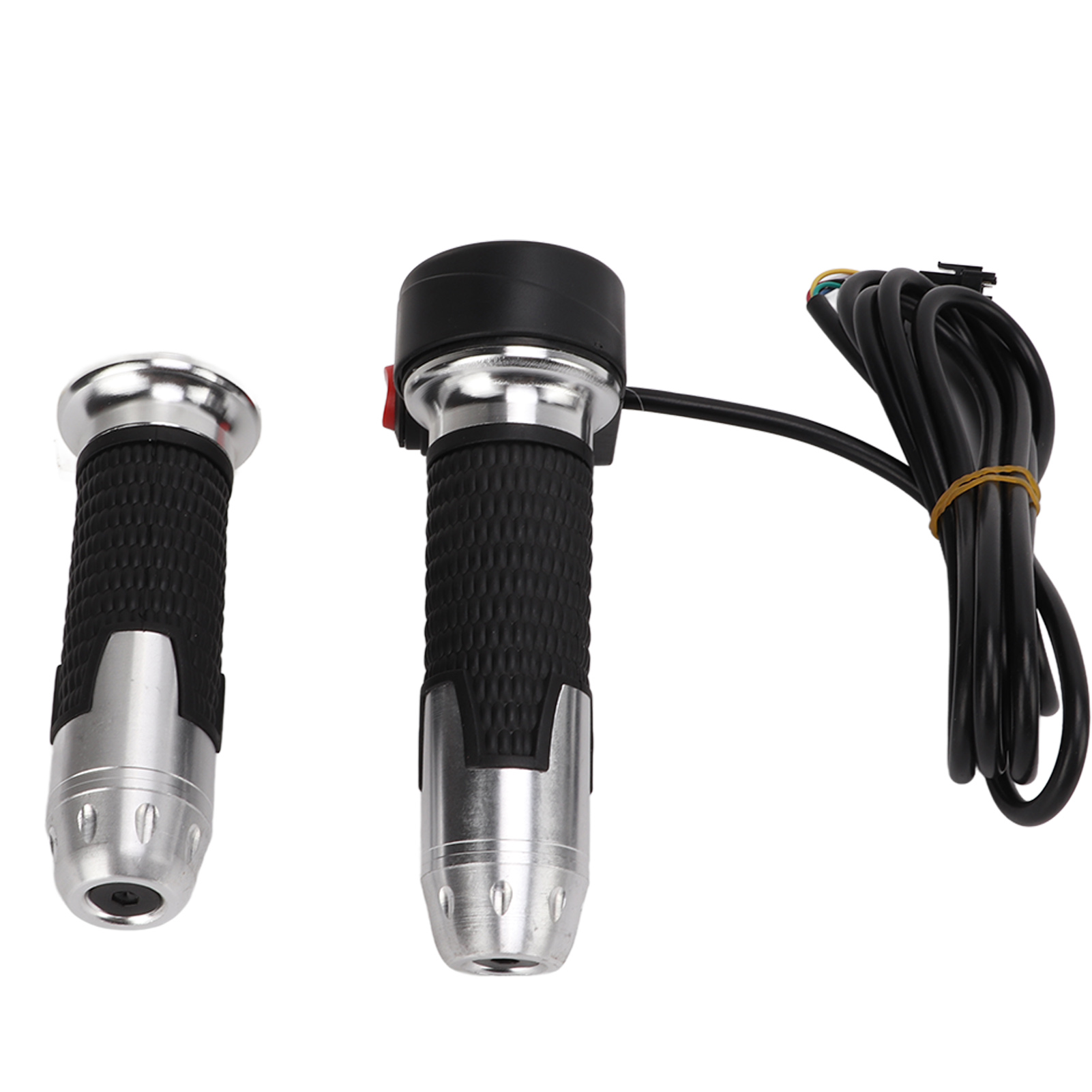 Drehgasgriff Für 12v-99v Elektrofahrzeuge, Ohne Display, 3 Geschwindigkeiten, Silber – 1 Paar