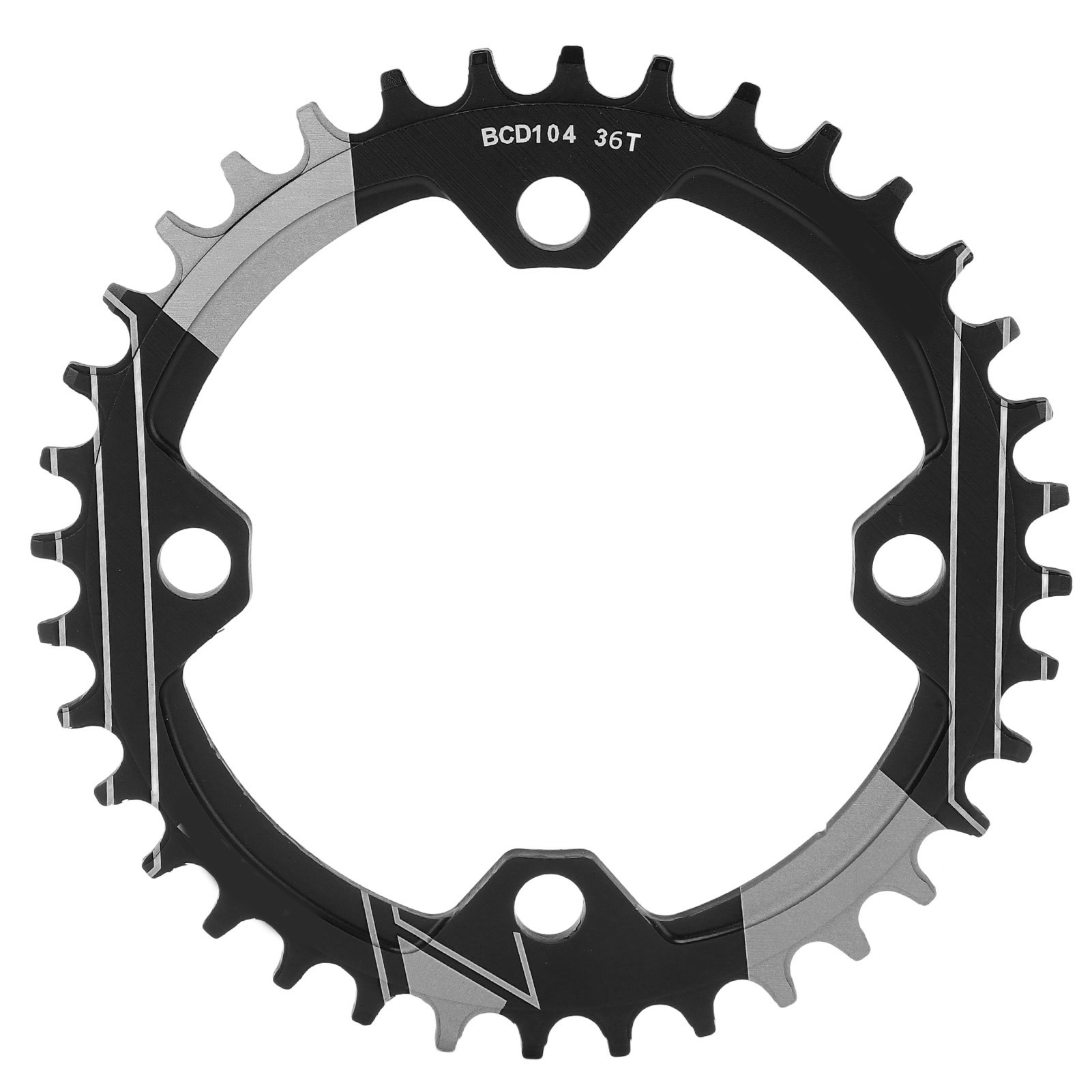 Lebycle 36-zahn-kettenblatt Für Mountainbikes, Schwarz, Verschleißfest, 104 Mm Lochkreis
