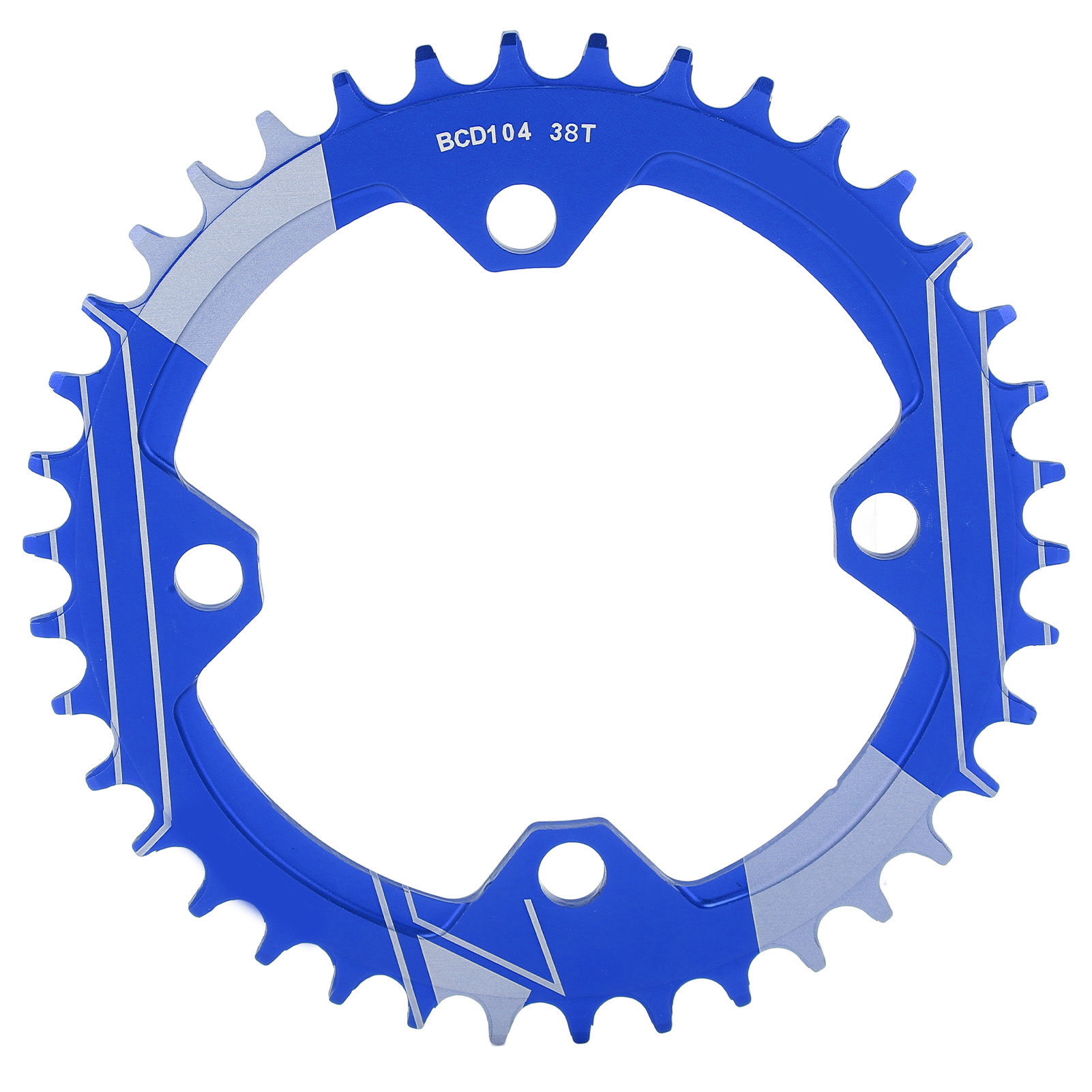 Lebycle 38t Ritzel, Blau, Für Mountainbikes, 104 Mm Lochkreis, Aluminiumlegierung, Narrow-wide-profil