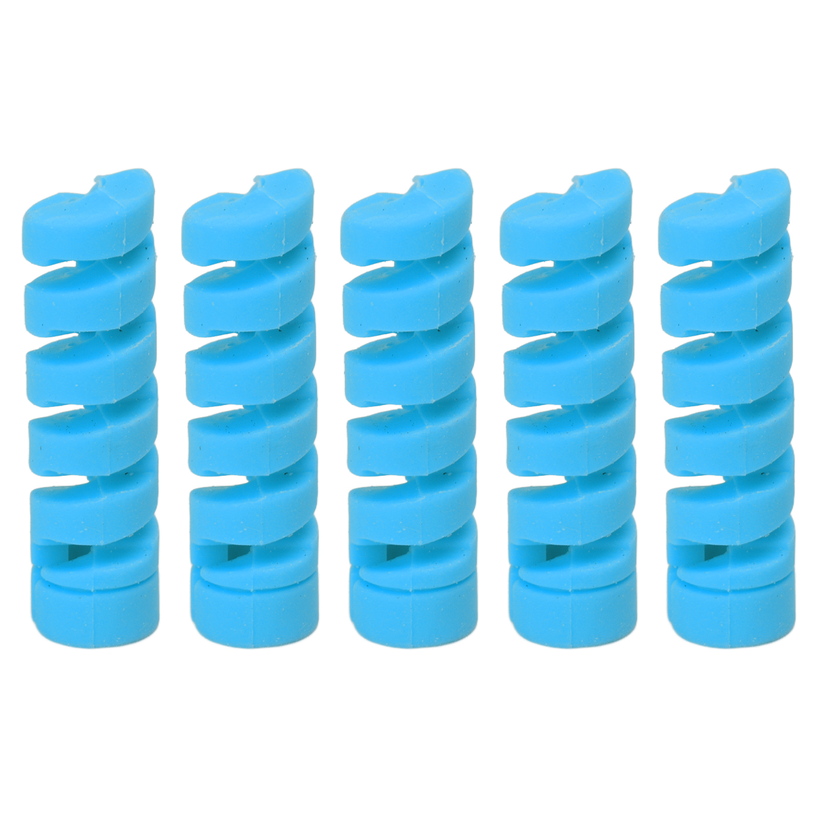 Fahrradbrems- Und Schaltzugschutz, Blaue Gummihülle, 5 Stück
