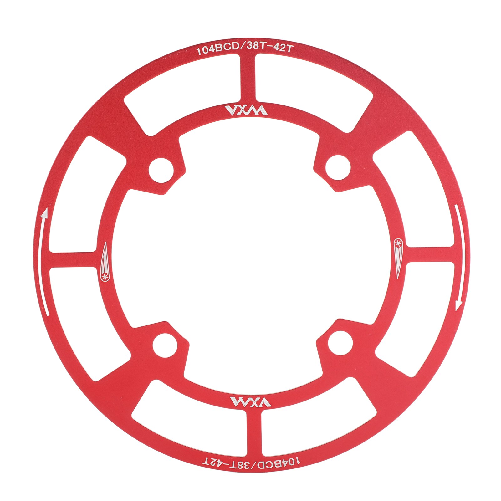 Fahrradkurbeln Aus Aluminiumlegierung Mit Kratz- Und Staubbeständigem Kettenschutz, Ersatzteilzubehör