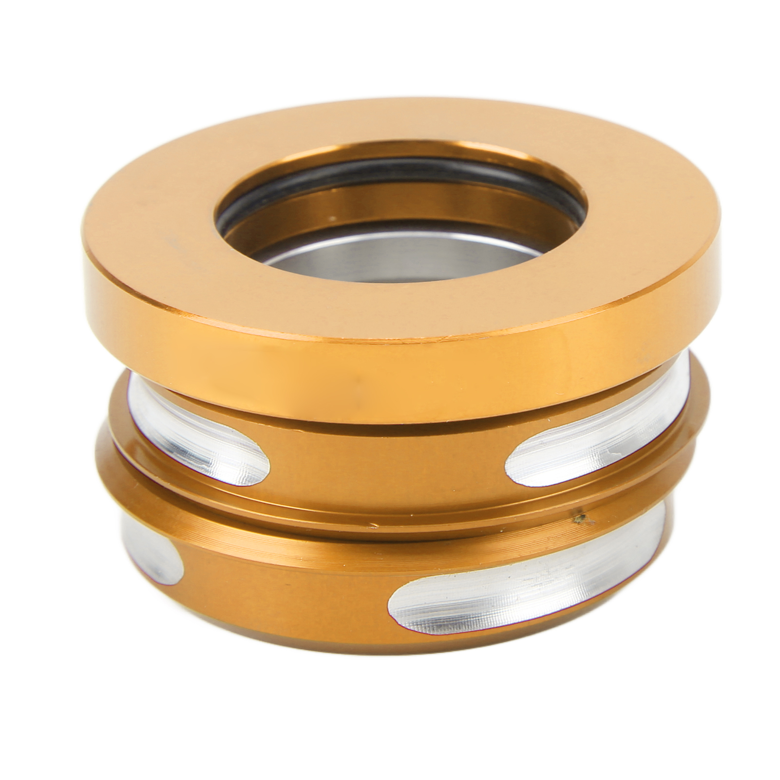 44-mm-steuersatzschalen-set Aus Aluminiumlegierung Für Falträder Mit Integrierten Lagern, Goldfarbenes Fahrradzubehör