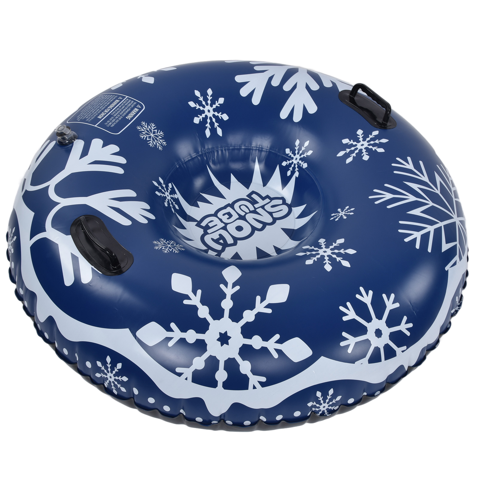 Aufblasbarer Winter-ski-schlittenring Aus Pvc Mit Griff – Wasserdichtes Schneereifen-skizubehör